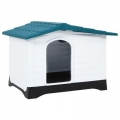 The Blue Polypropylene Dog House: A Durable and Comfortable Shelter for Your Pet