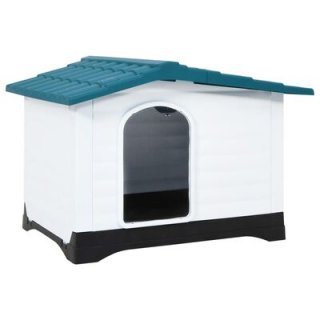 The Blue Polypropylene Dog House: A Durable and Comfortable Shelter for Your Pet