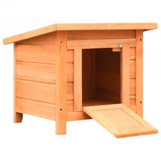 The Solid Pine & Fir Wood Cat House: A Sturdy and Charming Shelter for Your Beloved Cat