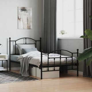 Classic and Sturdy: The Metal Bed Frame with Headboard and Footboard