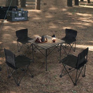 The Ideal Outdoor Picnic & Barbecue Companion - Folding Table and Chair Set