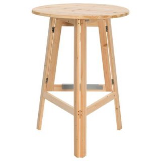 A Rustic Charm for Your Indoor and Outdoor Spaces: Foldable Bar Table 30.7" Fir Wood