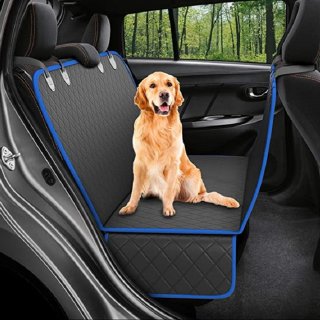 Dog Car Seat Cover View Mesh Pet Carrier Hammock Safety Protector Car Rear Back Seat Mat With Zipper And Pocket For Travel - A Safe and Comfortable Travel Companion for Your Beloved Pet