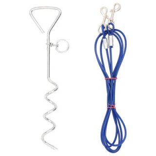 Keeping Your Dog Safe with the Portable Dog Tie Out Cable and Ground Stake