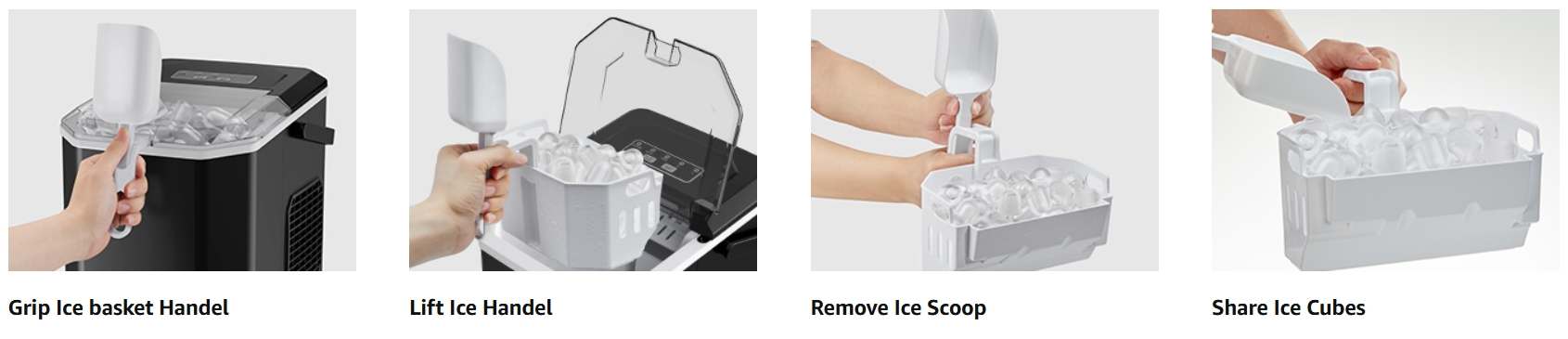 Countertop ice maker