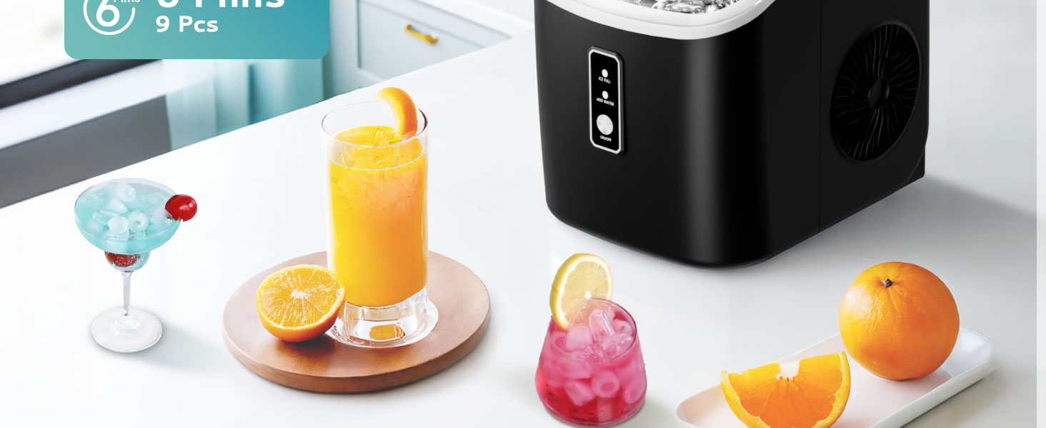 Portable Countertop Ice Maker Machine