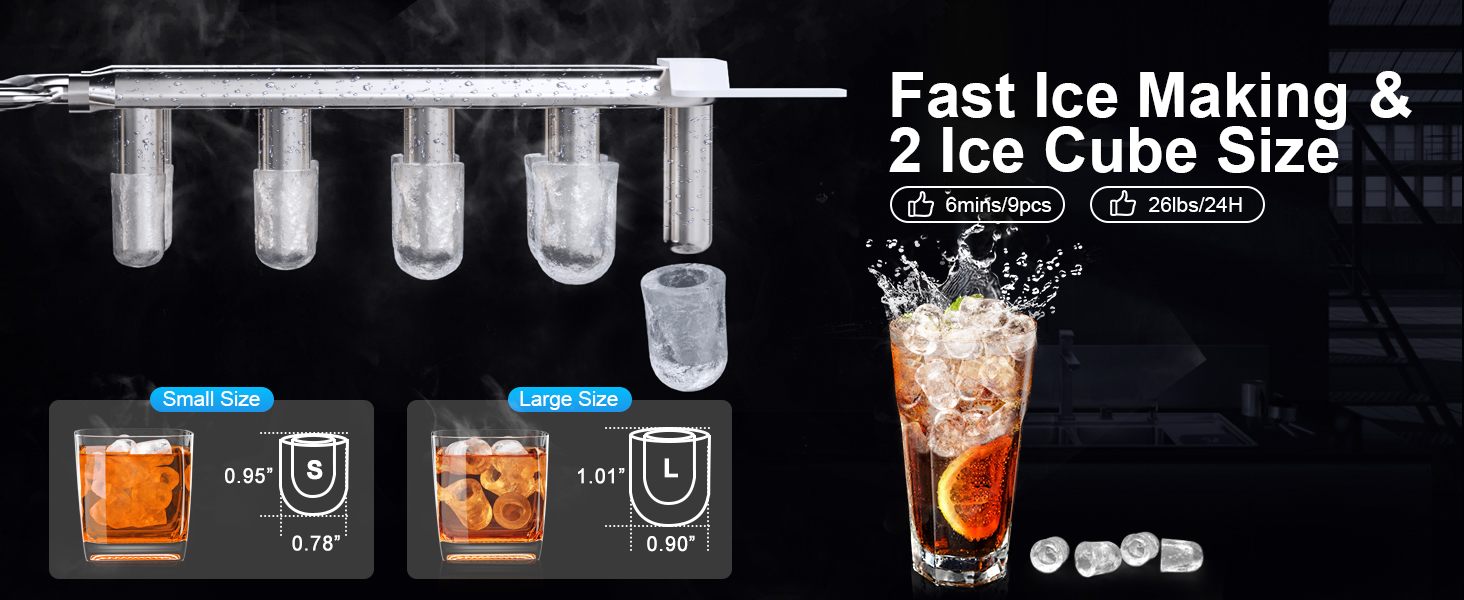 Nugget Ice Maker for Kitchens