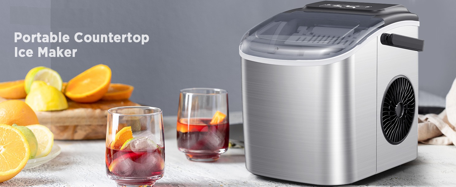 Portable Countertop Ice Maker Machine