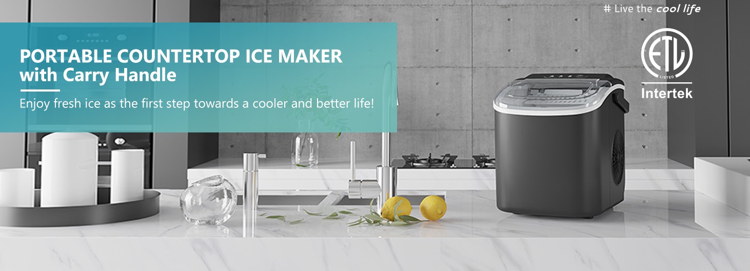 Portable Countertop Ice Maker Machine