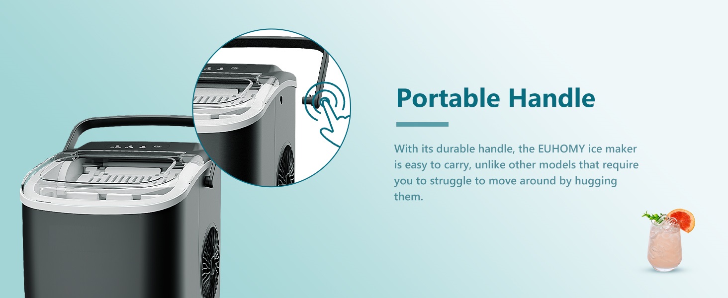 Portable Countertop Ice Maker Machine