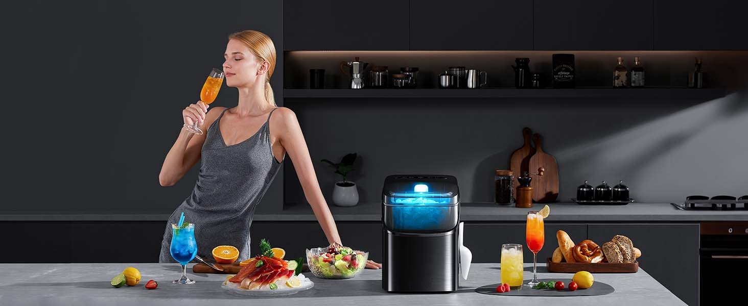 Smart Ice Maker Machine Countertop